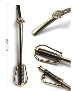 Bombilla Alpaka Flores