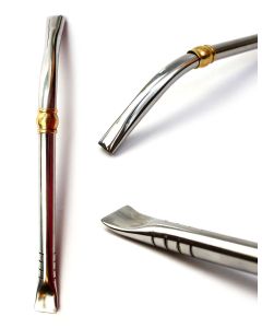 Bombilla Alpaka Nowe Srebro COBRA 16,5 cm gładka