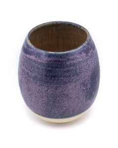 Matero ceramiczne toczone na kole ~420 ml - "Ametyst"
