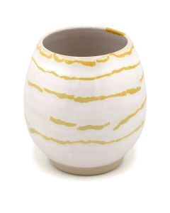 Matero ceramiczne toczone na kole ~350 ml - "Kakadu"